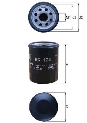 Hidraulikas filtrs, Automātiskā pārnesumkārba - HC 174