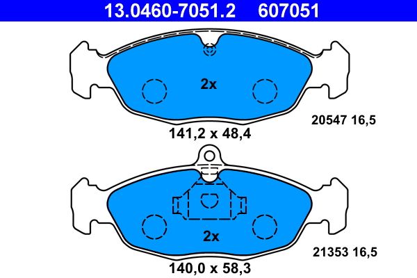 Jarrupala, levyjarru - 13.0460-7051.2
