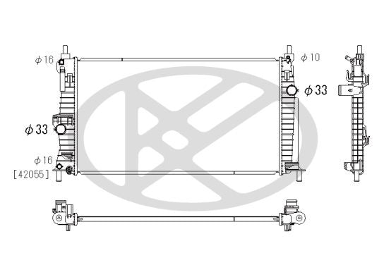 Motora dzesēsanas radiators - PL062351A