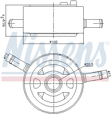 Eļļas radiators, Motoreļļa - 91435