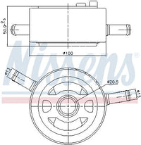 Eļļas radiators, Motoreļļa - 91435