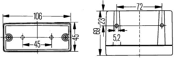 Atpakaļgaitas signāla lukturis - 2ZR 006 609-081
