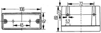 Atpakaļgaitas signāla lukturis - 2ZR 006 609-081
