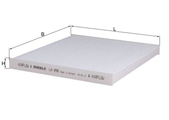 Salona filtrs - LA 898