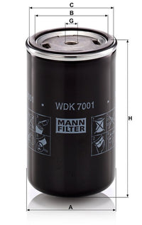 Polttoainesuodatin - WDK 7001