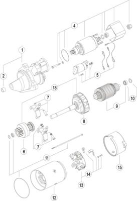 Starteris - MS 22