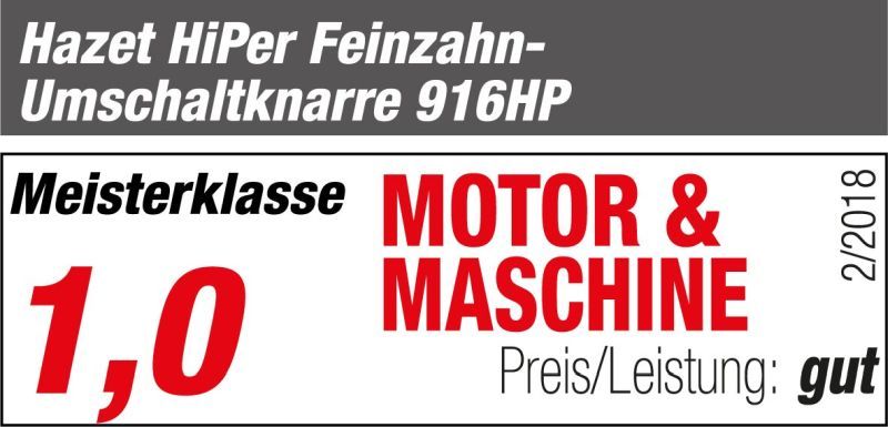 Uzgriežņu atslēga ar pārslēdzamu sprūdmehānismu - 916HP