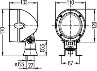 Reflektors, Darba gaismas lukturis - 1GM 996 134-321