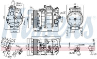 Kompressori, ilmastointilaite - 890294