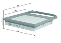 Gaisa filtrs - LX 2841/7