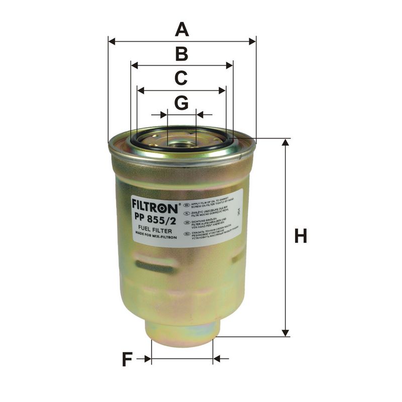 Degvielas filtrs - PP 855/2
