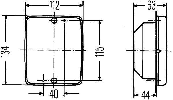 Atpakaļgaitas signāla lukturis - 2ZR 003 236-311