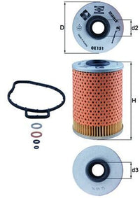Eļļas filtrs - OX 151D