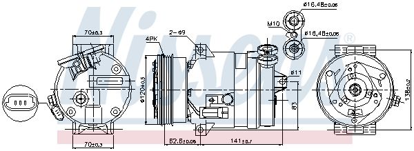 Kompressori, ilmastointilaite - 89258