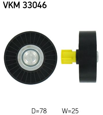 Celiņu siksnas rullītis - VKM 33046