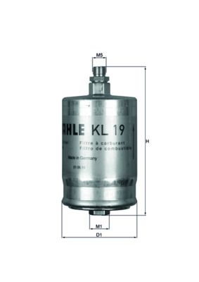 Degvielas filtrs - KL 19
