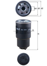 Degvielas filtrs - KC 584