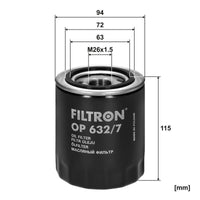 Eļļas filtrs - OP 632/7