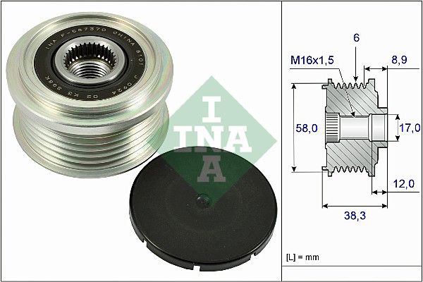 Ģeneratora skriemelis - 535 0266 10