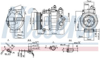 Kompressori, ilmastointilaite - 890140