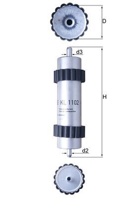 Degvielas filtrs - KL 1102