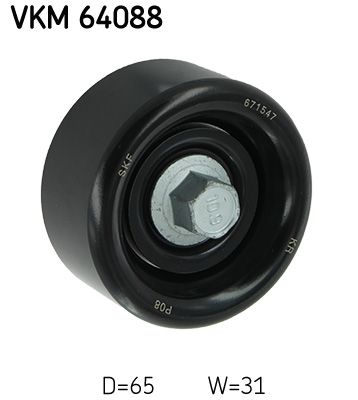 Ohjainrulla, moniurahihna - VKM 64088