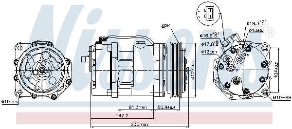 Kompressori, ilmastointilaite - 89044