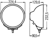 Tālās gaismas lukturis - 1F8 007 560-041