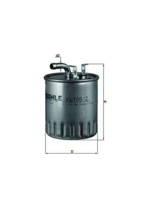 Degvielas filtrs - KL 100/2