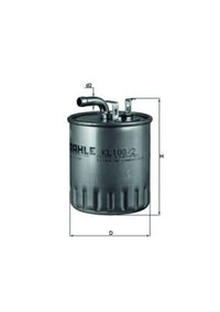 Degvielas filtrs - KL 100/2