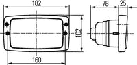 Reflektors, Darba gaismas lukturis - 1GB 006 213-111