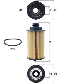 Eļļas filtrs - OX 1310D