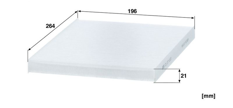 Suodatin, sisäilma - CU 27 023