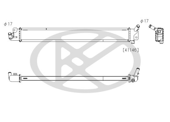 Motora dzesēsanas radiators - PL812969