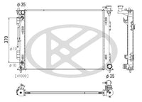 Motora dzesēsanas radiators - PL823302