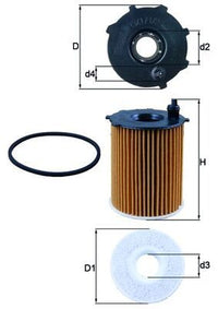 Eļļas filtrs - OX 171/2D
