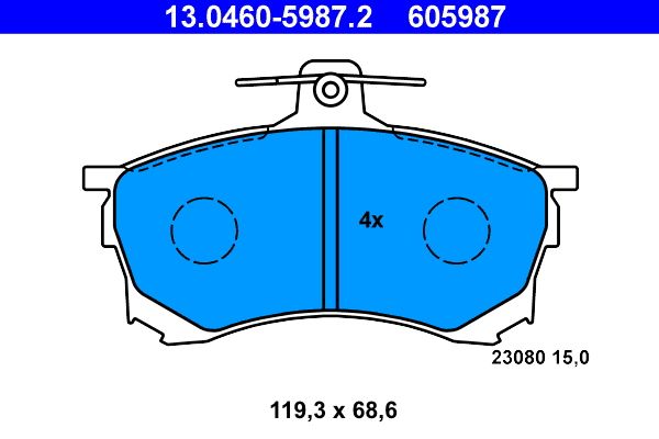 Jarrupala, levyjarru - 13.0460-5987.2