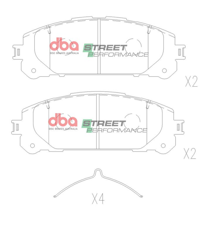 Brake Pads Street Performance | Front Axle - DB15067SP