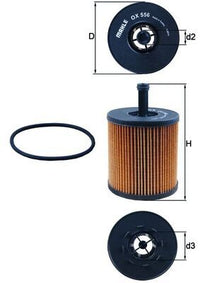 Eļļas filtrs - OX 556D
