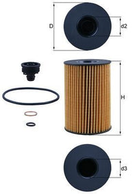 Eļļas filtrs - OX 353/7D
