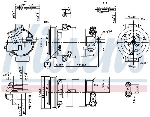 Kompressori, ilmastointilaite - 890057