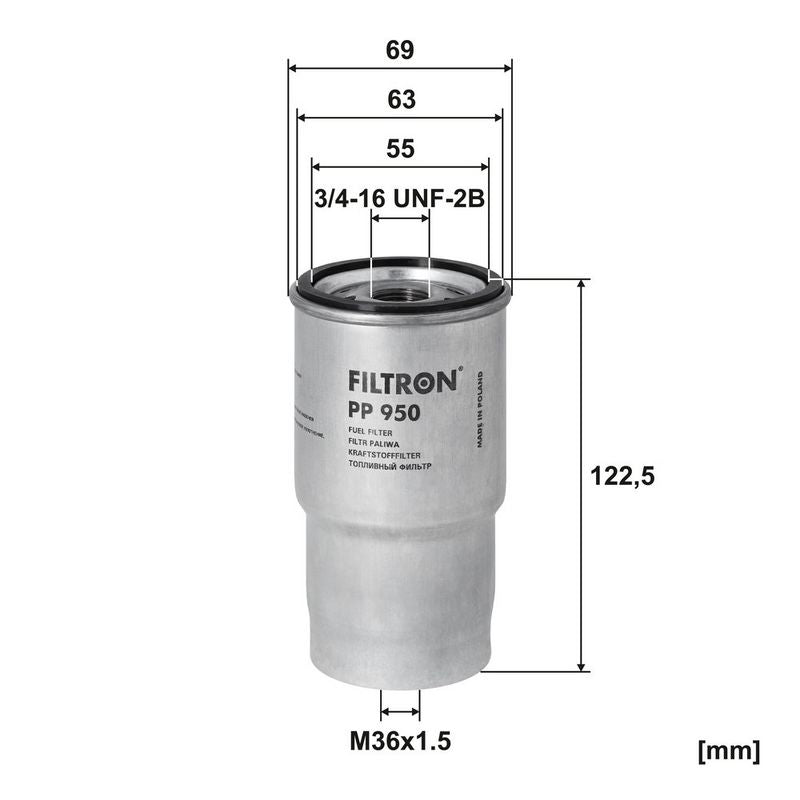 Degvielas filtrs - PP 950