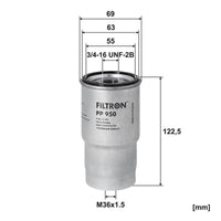 Degvielas filtrs - PP 950