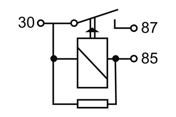 Rele, polttoainepumppu - MR 118