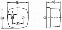 Sivuvalo - 2PF 003 057-041