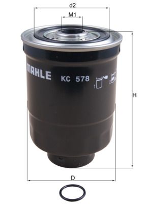Degvielas filtrs - KC 578D