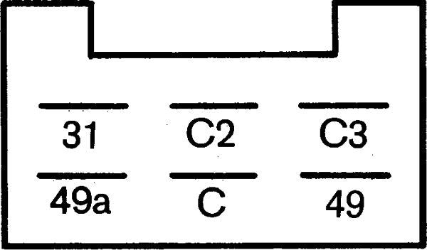 Pagrieziena signāla pārtraucējs - 4DN 008 768-101