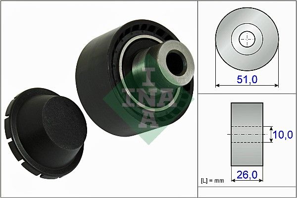Celiņu siksnas rullītis - 532 0334 10