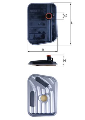Hydrauliikkasuodatin, automaattivaihteisto - HX 273