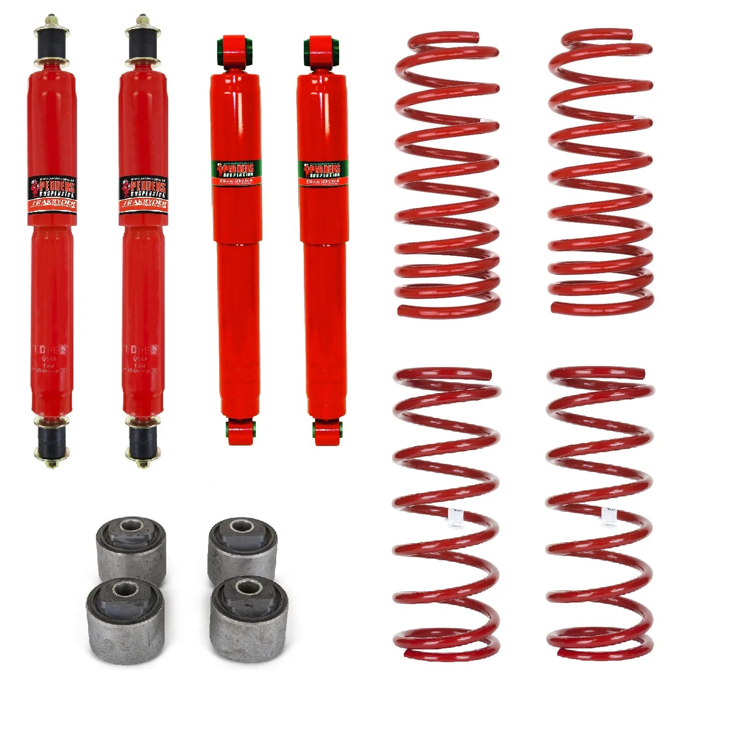 Pedders 2 Inch Suspension Lift Kit. With Foam Cell Shocks.  Nissan Patrol, Y60 LWB (4.2D) - 803075